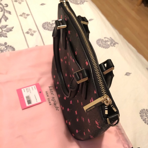 Kate Spade Sylvia floral black handbag - Picture 7 of 9